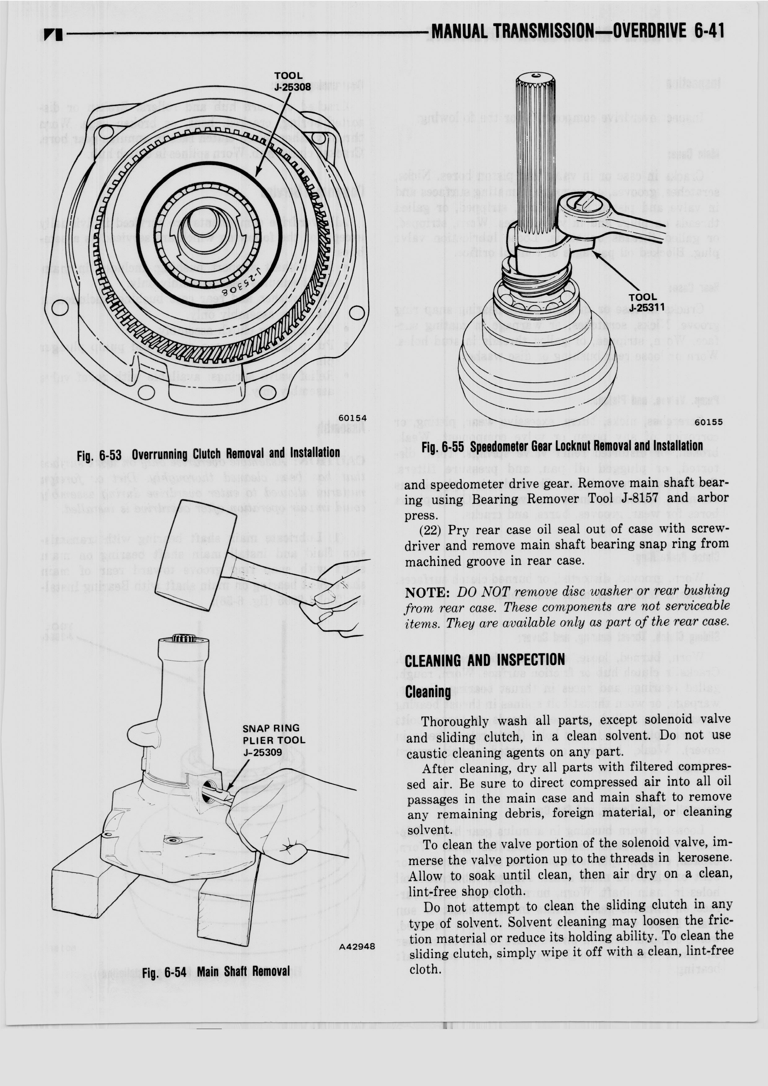 Manual Transmission Overdrive Amc Technical Service Manual